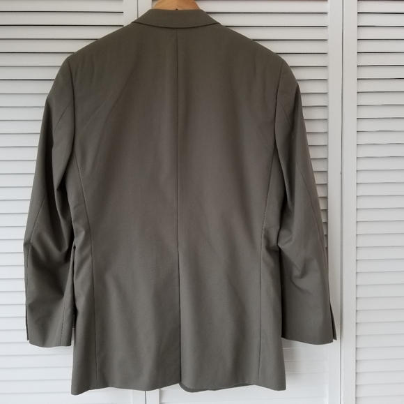 Bert Pulitzer Cotton Blend Gray Green Sport Coat - Picture 6 of 6